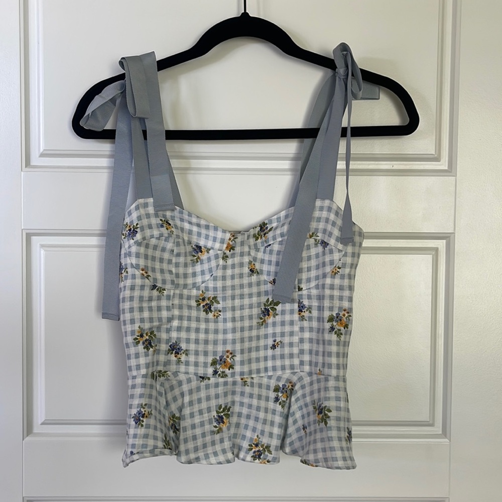 Reformation gingham too